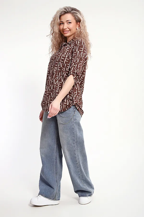 Рубашка 37009 НАТАЛИ, коричневый - фото 2