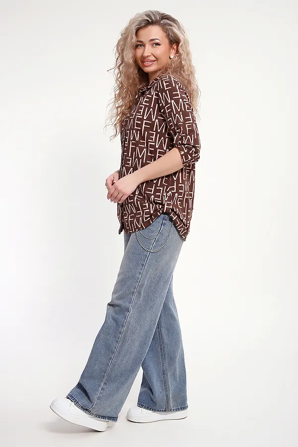 Рубашка 37009 НАТАЛИ, коричневый - фото 2