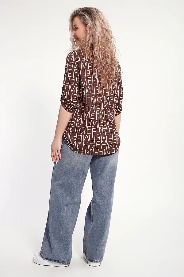 Рубашка 37009 НАТАЛИ, коричневый - фото 2