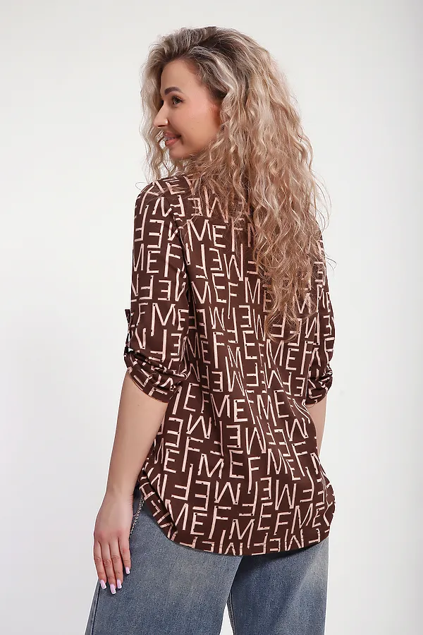 Рубашка 37009 НАТАЛИ, коричневый - фото 2