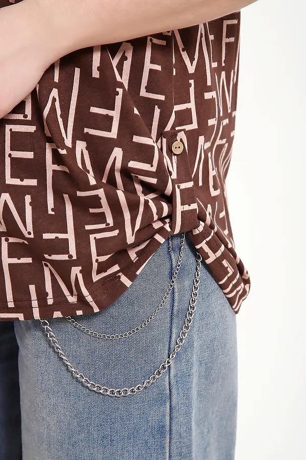 Рубашка 37009 НАТАЛИ, коричневый - фото 2