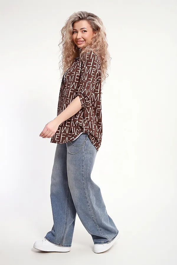 Рубашка 37009 НАТАЛИ, коричневый - фото 2