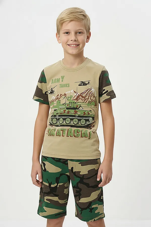 Костюм с шортами Атака НАТАЛИ, флора - фото 2