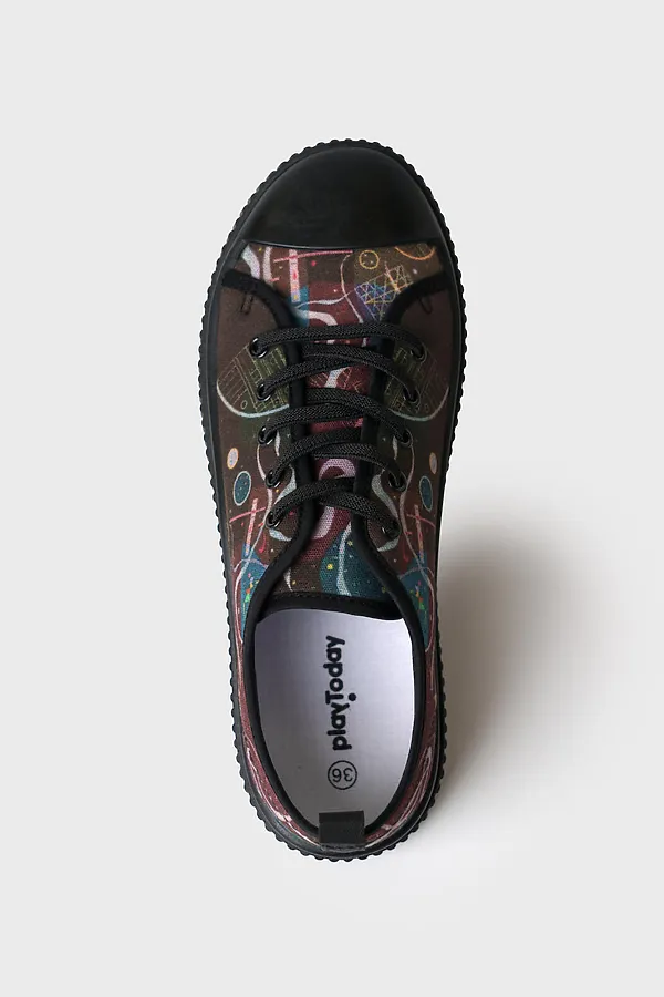 Полуботинки детские для девочек PLAYTODAY, разноцветный - фото 2