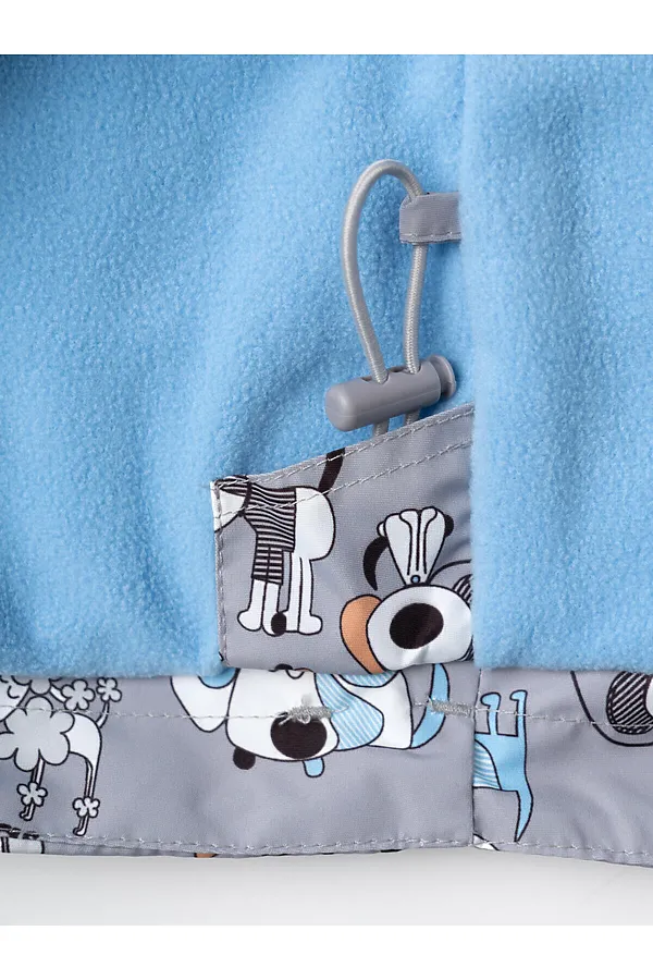 Куртка детская текстильная с полиуретановым покрытием для мальчиков (ветровка) PLAYTODAY, разноцветный - фото 2