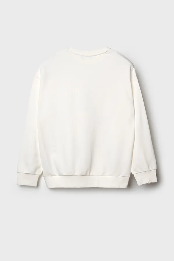 Толстовка трикотажная для мальчиков PLAYTODAY, белый - фото 2