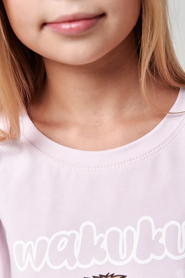 Пижама с брюками Ушастик длинный рукав НАТАЛИ, розовый - фото 2