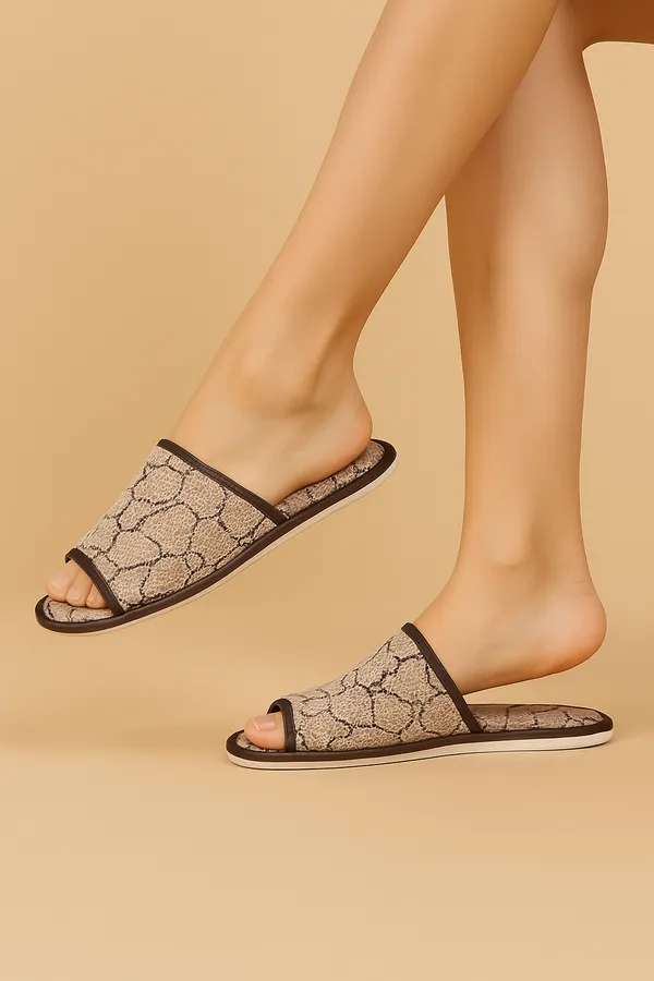 Тапки ЖШО НАТАЛИ, сахель/бежевый - фото 2