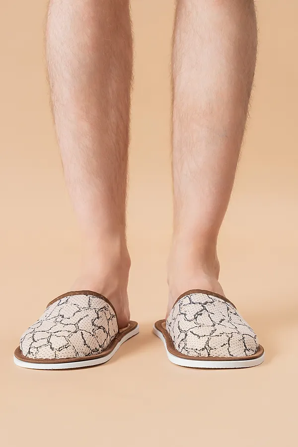 Тапки МТП(пр) НАТАЛИ, сахель/бежевый - фото 2