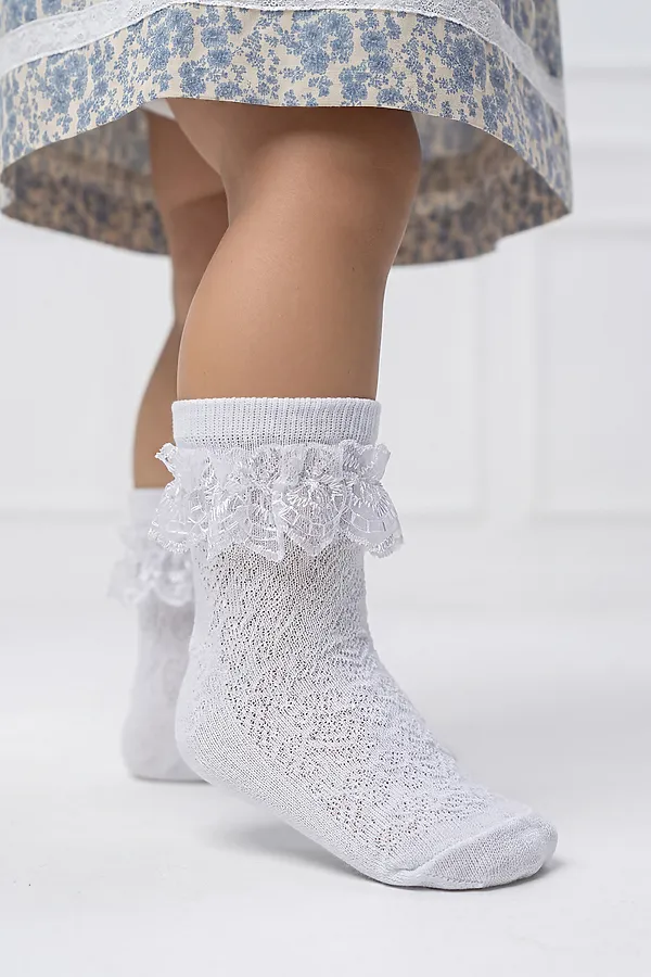 Детские носки стандарт Неженка (набор 2 пары) НАТАЛИ, белый - фото 2