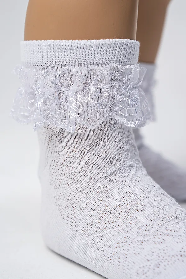 Детские носки стандарт Неженка (набор 2 пары) НАТАЛИ, белый - фото 2