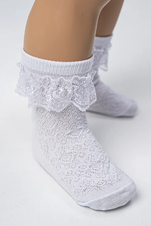 Детские носки стандарт Неженка (набор 2 пары) НАТАЛИ, белый - фото 2