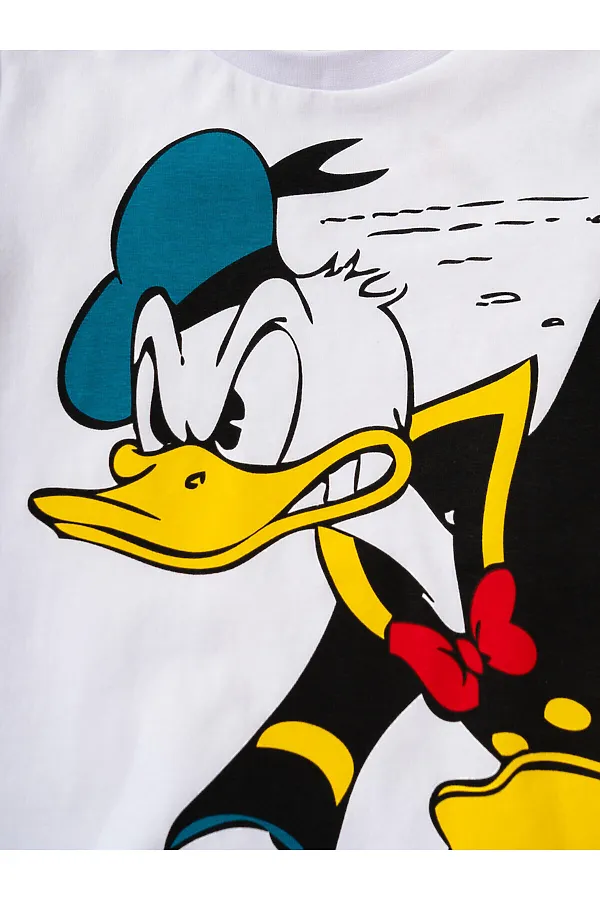 Комплект трикотажный для мальчиков: фуфайка (футболка), шорты PLAYTODAY, белый,жёлтый - фото 2