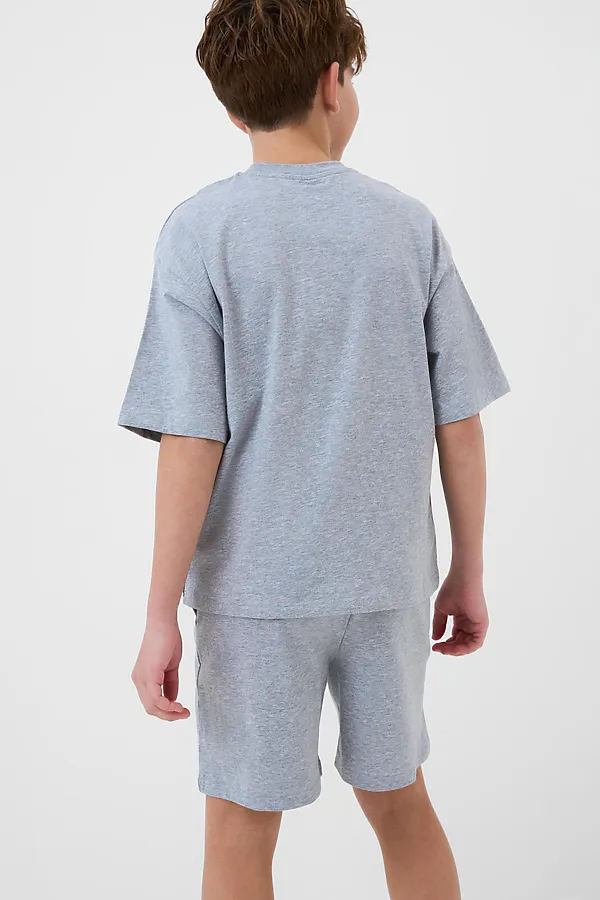 Пижама трикотажная для мальчиков PLAYTODAY, серый меланж - фото 2