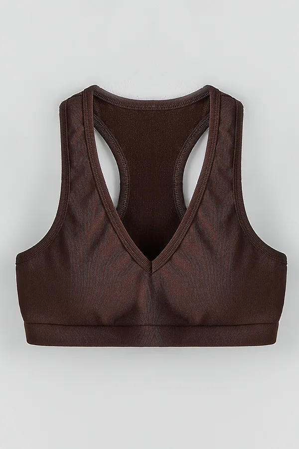 Топ женский для занятий спортом MARK FORMELLE, шоколадное мартини - фото 2