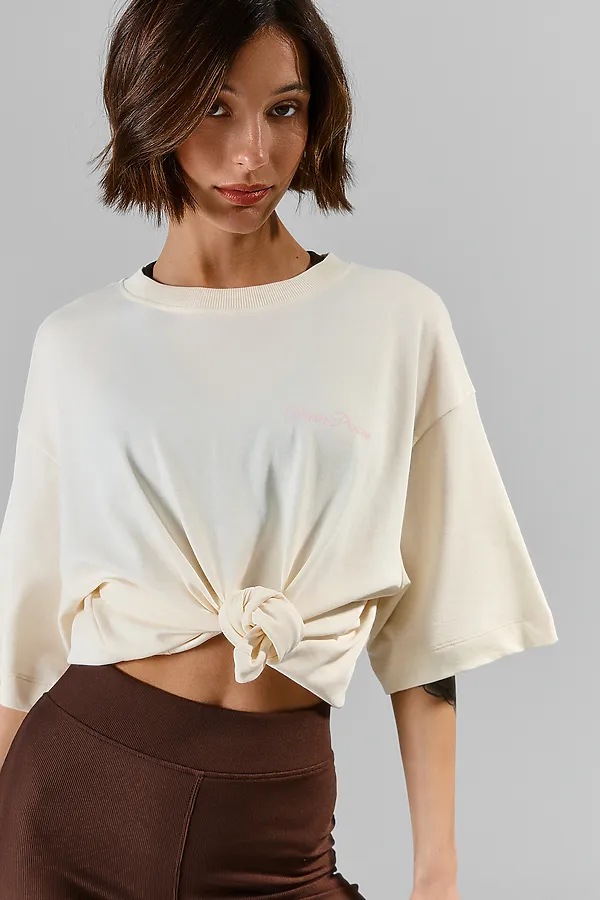 Футболка женская MARK FORMELLE, молочный +печать - фото 2