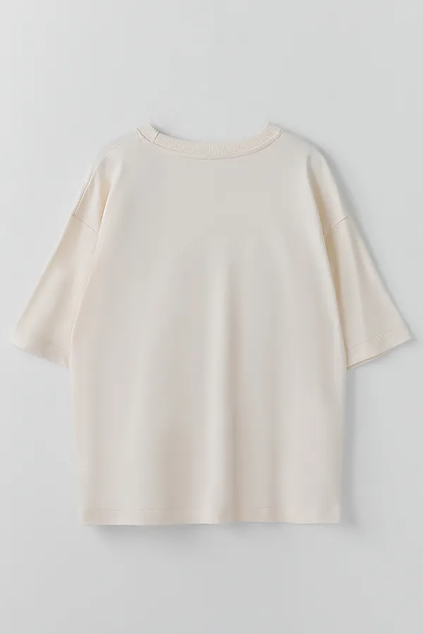 Футболка женская MARK FORMELLE, молочный +печать - фото 2