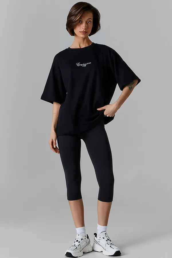 Футболка женская MARK FORMELLE, черный +печать - фото 2