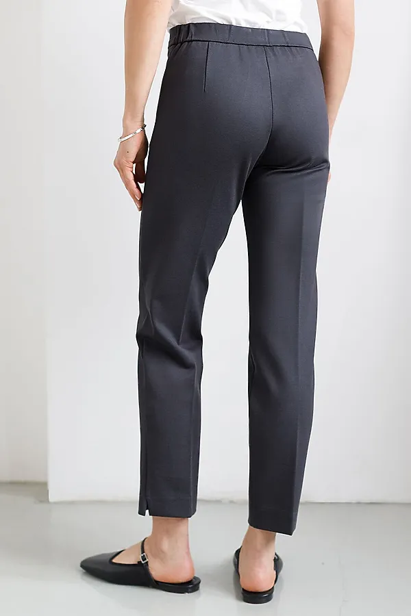 Брюки-дудочки из джерси VILATTE, серый - фото 2