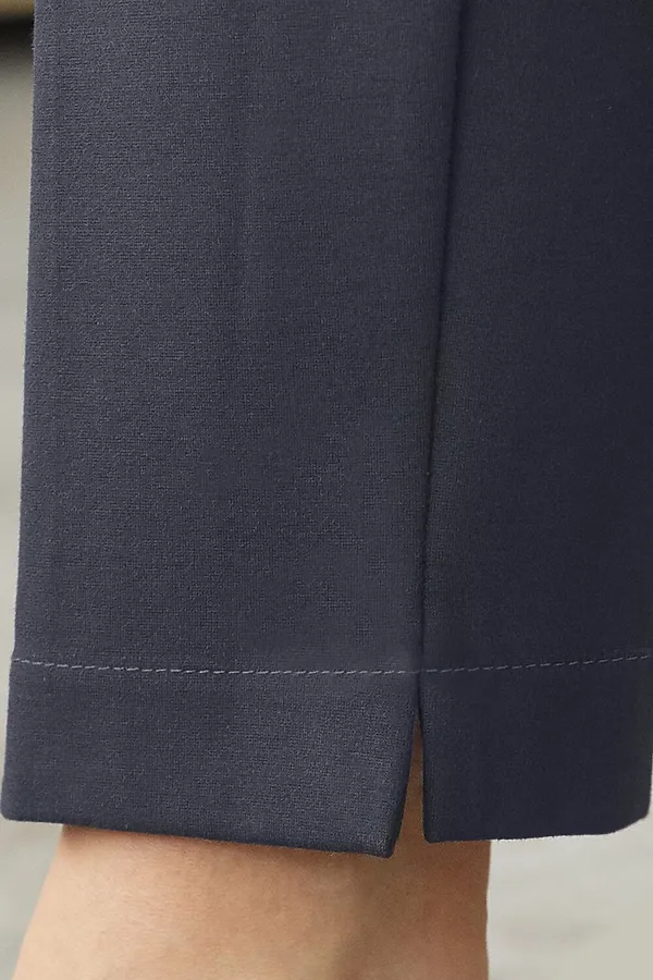 Брюки-дудочки из джерси VILATTE, серый - фото 2