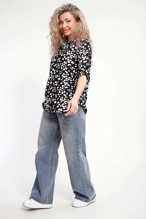 Рубашка 37011 НАТАЛИ, черный - фото 2