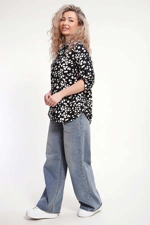 Рубашка 37011 НАТАЛИ, черный - фото 2