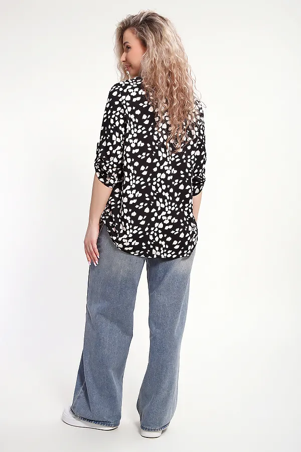 Рубашка 37011 НАТАЛИ, черный - фото 2