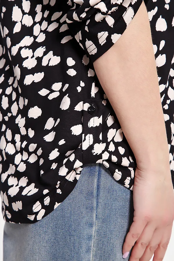 Рубашка 37011 НАТАЛИ, черный - фото 2