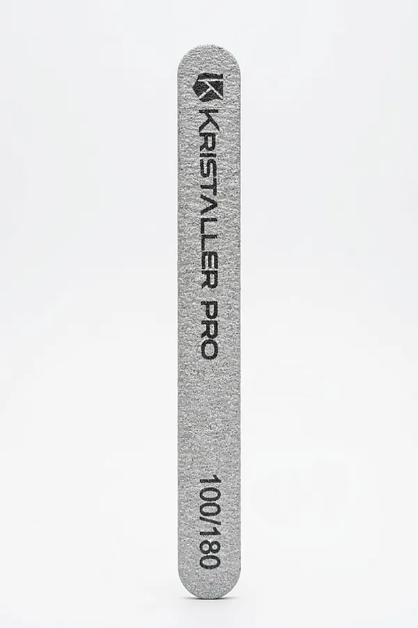 Kristaller Пилка маникюрная на деревянной основе тонкая, 100/180 грит, 13 см, 50 шт. KRISTALLER, - - фото 2