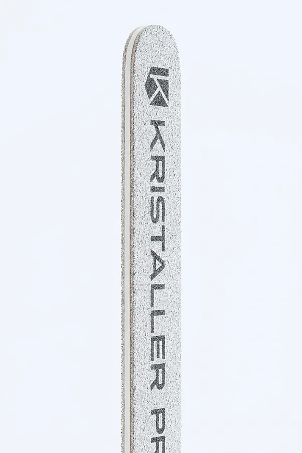 Kristaller Пилка маникюрная на деревянной основе тонкая, 100/180 грит, 13 см, 50 шт. KRISTALLER, - - фото 2
