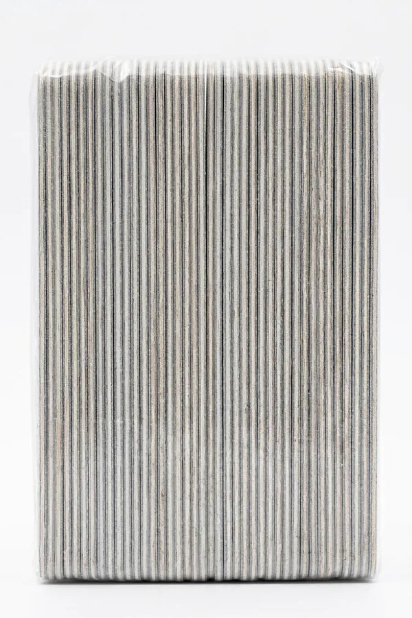 Kristaller Пилка маникюрная на деревянной основе тонкая, 100/180 грит, 13 см, 50 шт. KRISTALLER, - - фото 2