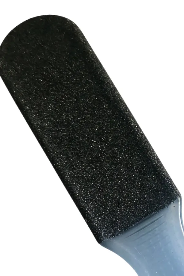 Mertz Тёрка педикюрная двусторонняя абразивная 60/100 грит / 616, голубой KRISTALLER, - - фото 2