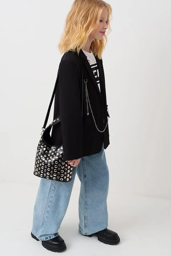 Сумка для девочек PLAYTODAY, черный - фото 2