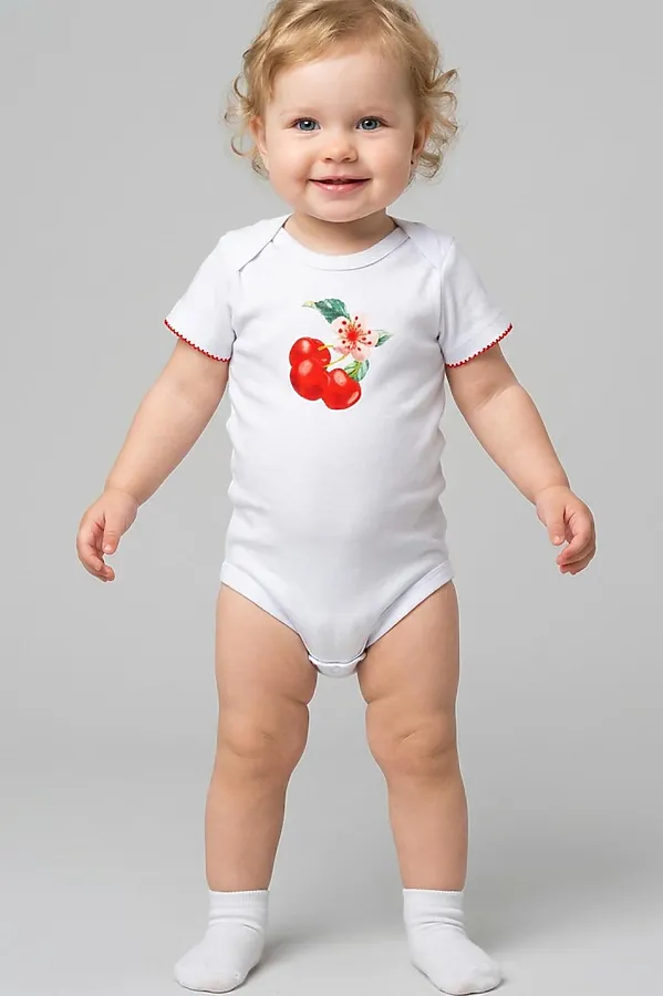 Боди детское трикотажное для девочек, 2 шт в комплекте PLAYTODAY, разноцветный - фото 2