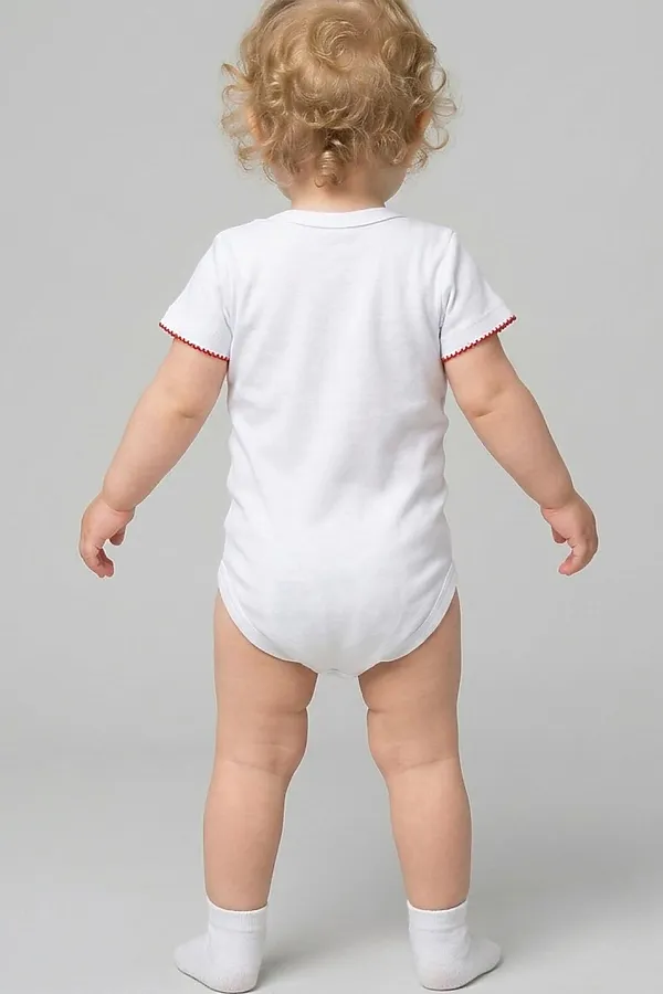 Боди детское трикотажное для девочек, 2 шт в комплекте PLAYTODAY, разноцветный - фото 2