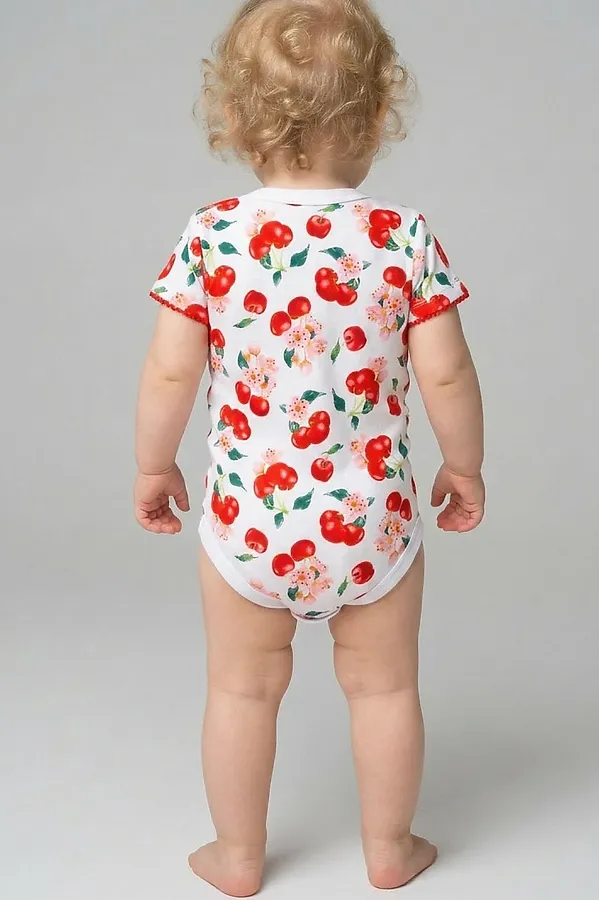 Боди детское трикотажное для девочек, 2 шт в комплекте PLAYTODAY, разноцветный - фото 2