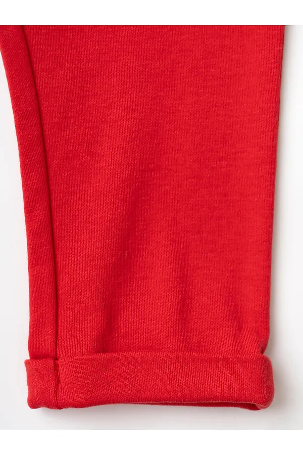 Комплект детский трикотажный для девочек: толстовка, брюки PLAYTODAY, красный - фото 2