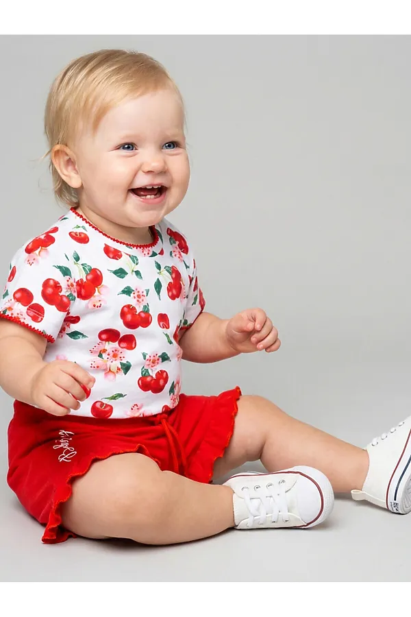 Джемпер детский трикотажный для девочек (футболка), 2 шт в комплекте PLAYTODAY, разноцветный - фото 2