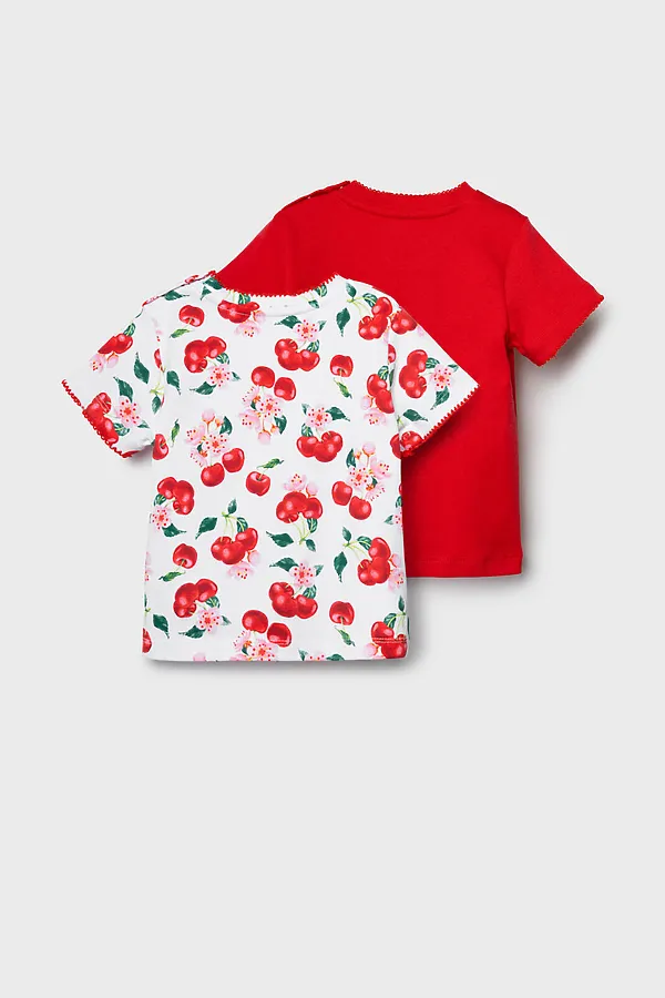 Джемпер детский трикотажный для девочек (футболка), 2 шт в комплекте PLAYTODAY, разноцветный - фото 2