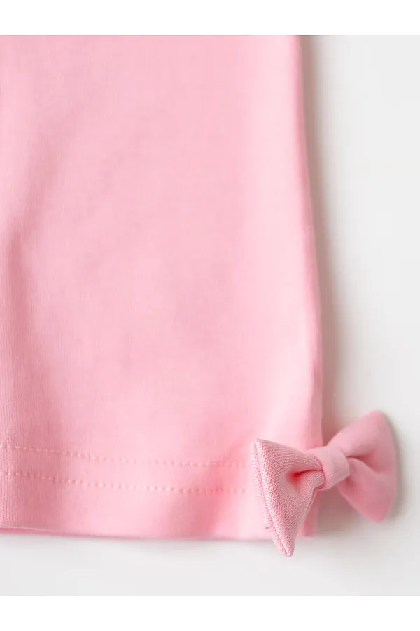 Комплект трикотажный для девочек: жакет, фуфайка (футболка), брюки (легинсы укороченные) PLAYTODAY, разноцветный - фото 2