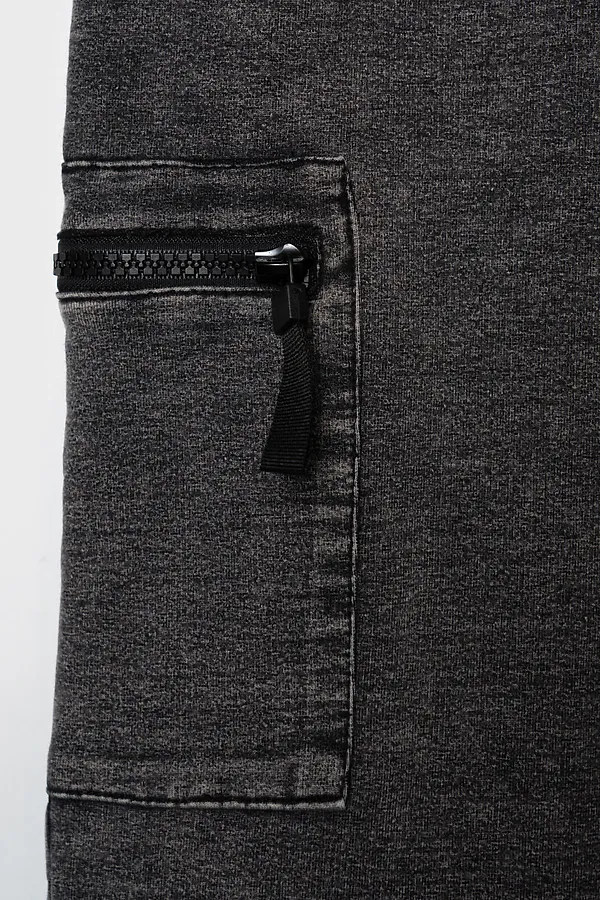 Брюки трикотажные для мальчиков PLAYTODAY, серый - фото 2