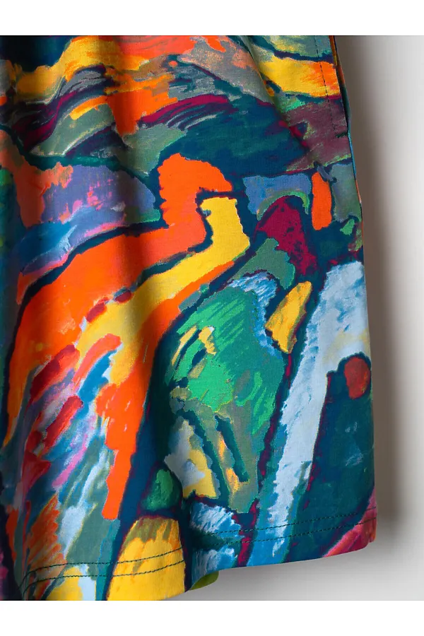 Комплект трикотажный для женщин: майка, шорты PLAYTODAY, разноцветный - фото 2