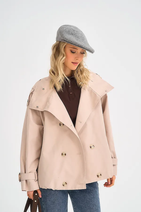 Ветровка женская HOOPS, бежевый - фото 2