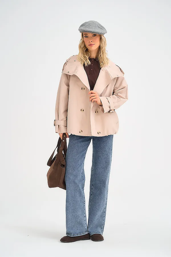 Ветровка женская HOOPS, бежевый - фото 2