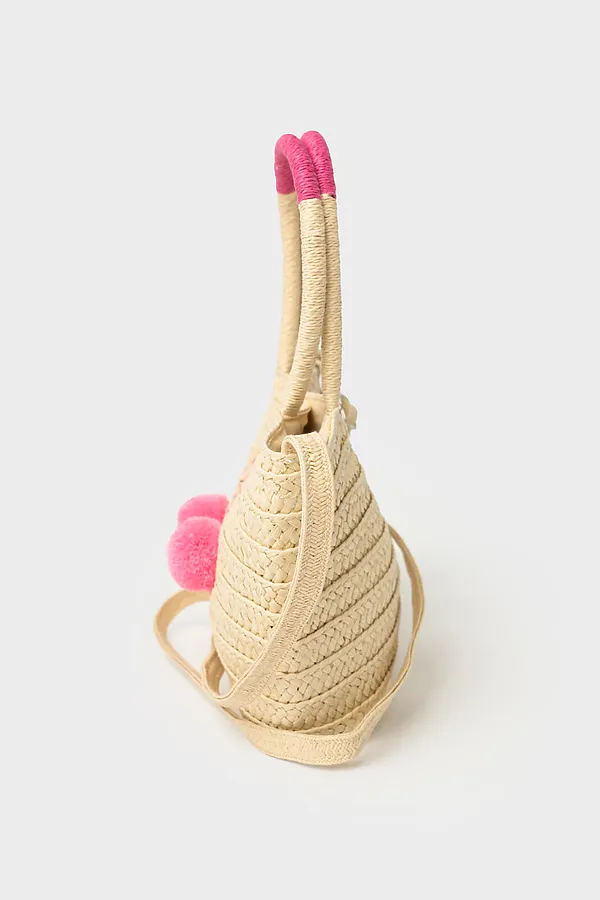 Сумка для девочек PLAYTODAY, бежевый,розовый - фото 2