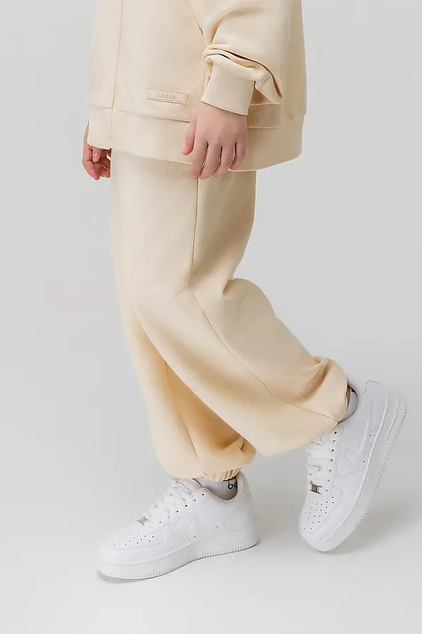 Костюм ПИКЕ с толстовкой BODO, кремовый - фото 2