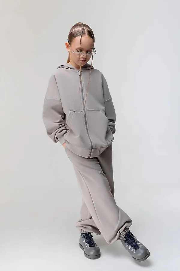 Костюм ПИКЕ с толстовкой BODO, бежевый - фото 2