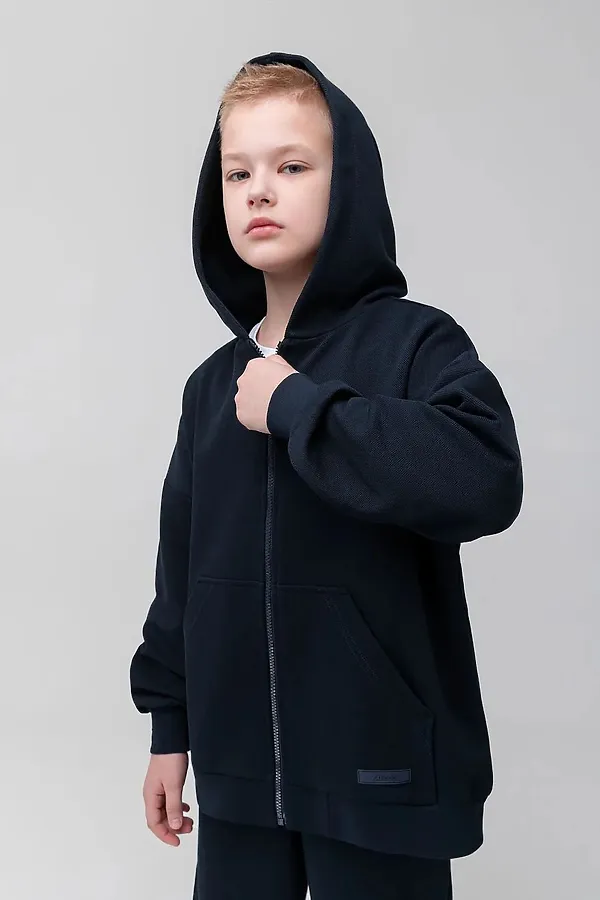 Костюм ПИКЕ с толстовкой BODO, темно-синий - фото 2