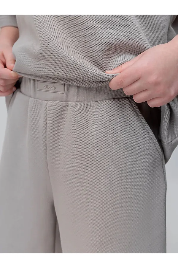 Костюм ПИКЕ с шортами BODO, бежевый - фото 2