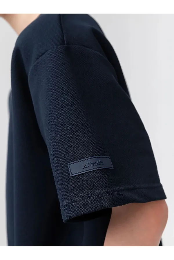 Костюм ПИКЕ с шортами BODO, темно-синий - фото 2